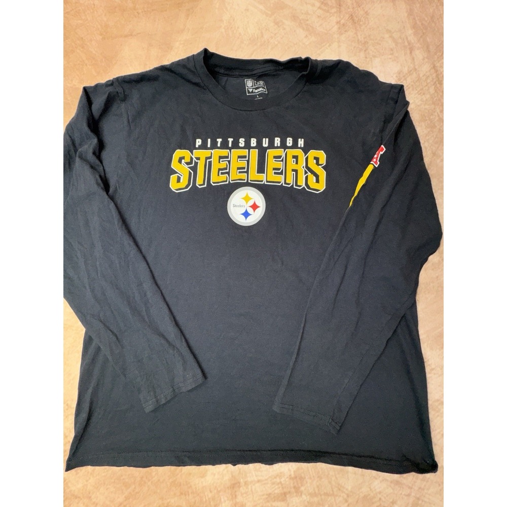 Pittsburgh Steelers Fanatics Pro Line Long Sleeve T-shirt, Men's Large